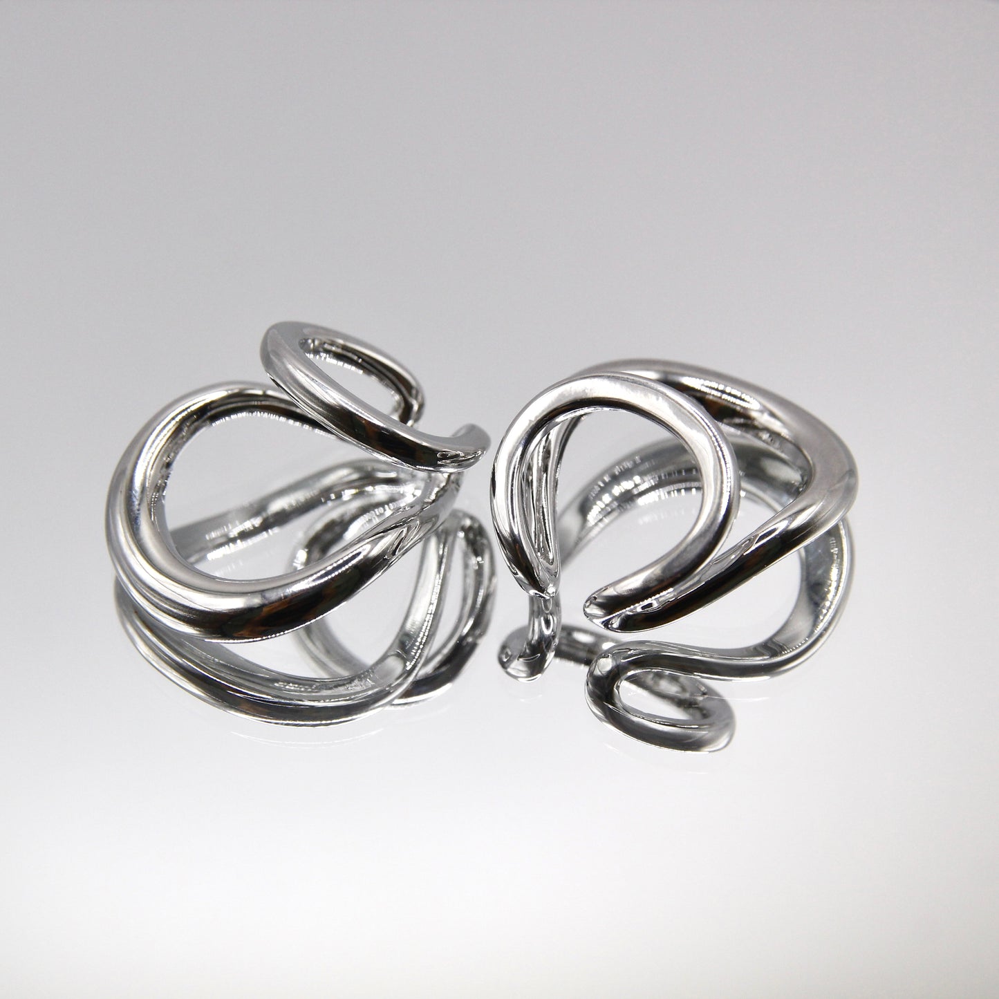Par de pendientes - Sun - Plata