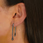 Paire de boucles d'oreilles - Nectar - Argenté