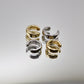 Par de pendientes - Twins - Dorado & Plata 