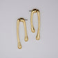 Paire de boucles d'oreilles - Nectar - Doré